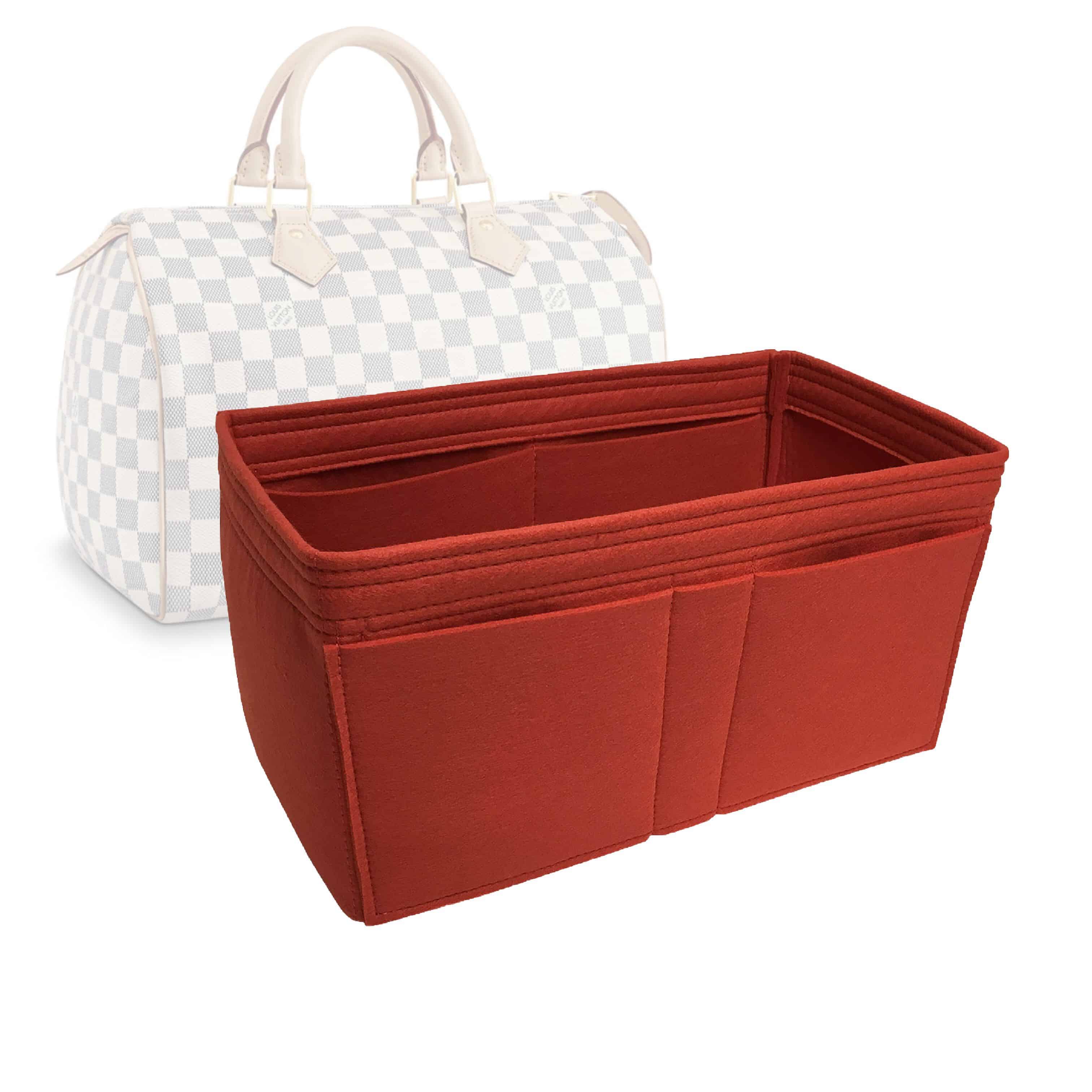 Zoomoni Bag Organizer for Louis Vuitton Speedy 25 (Premium/Handmade/20  Color Options) [Organiser, Liner, Shaper] (Icing Pink)