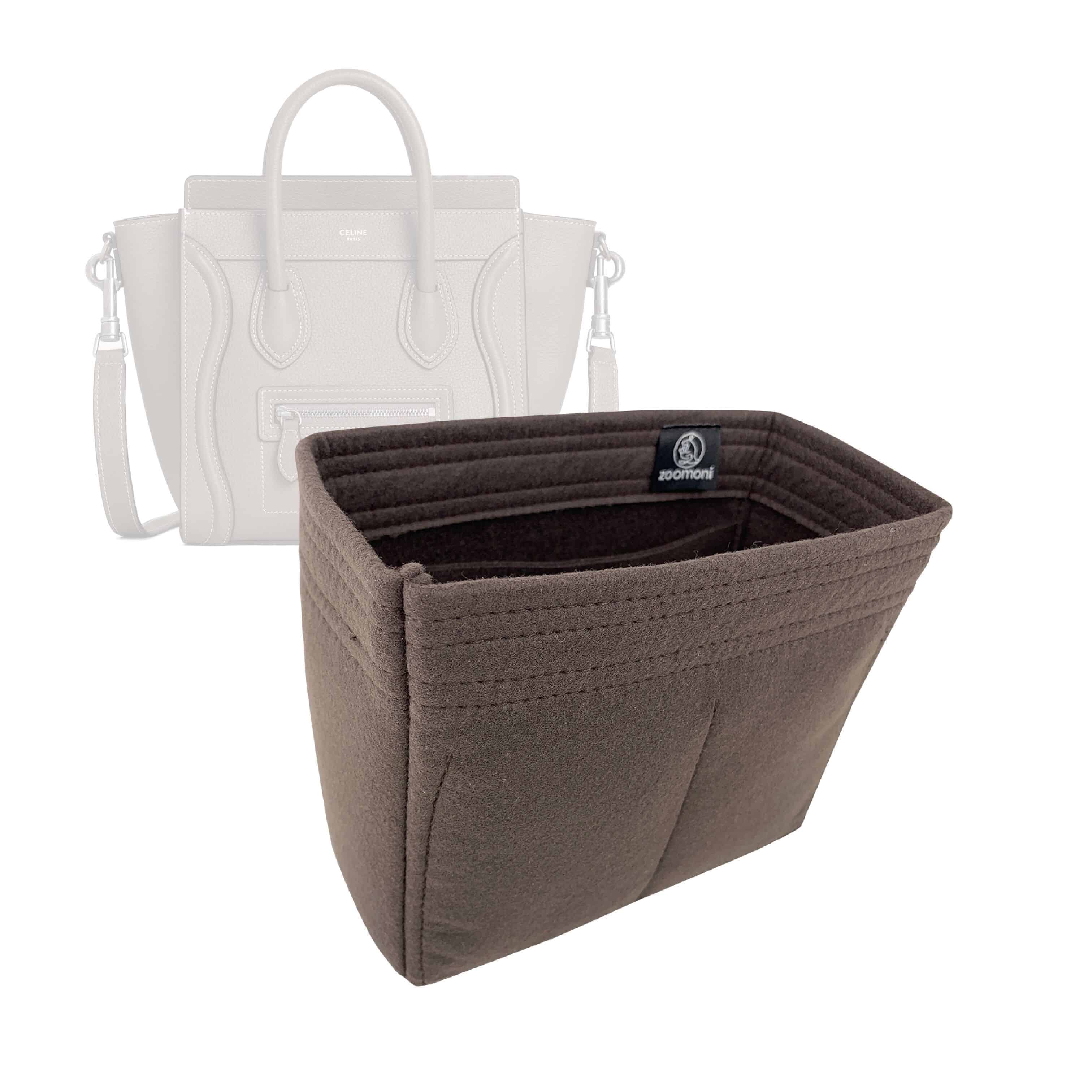 Zoomoni Premium Bag Organizer for Celine Cabas Phantom Small Bag  (Handmade/20 Color Options) [Purse Organiser, Liner, Insert, Shaper]