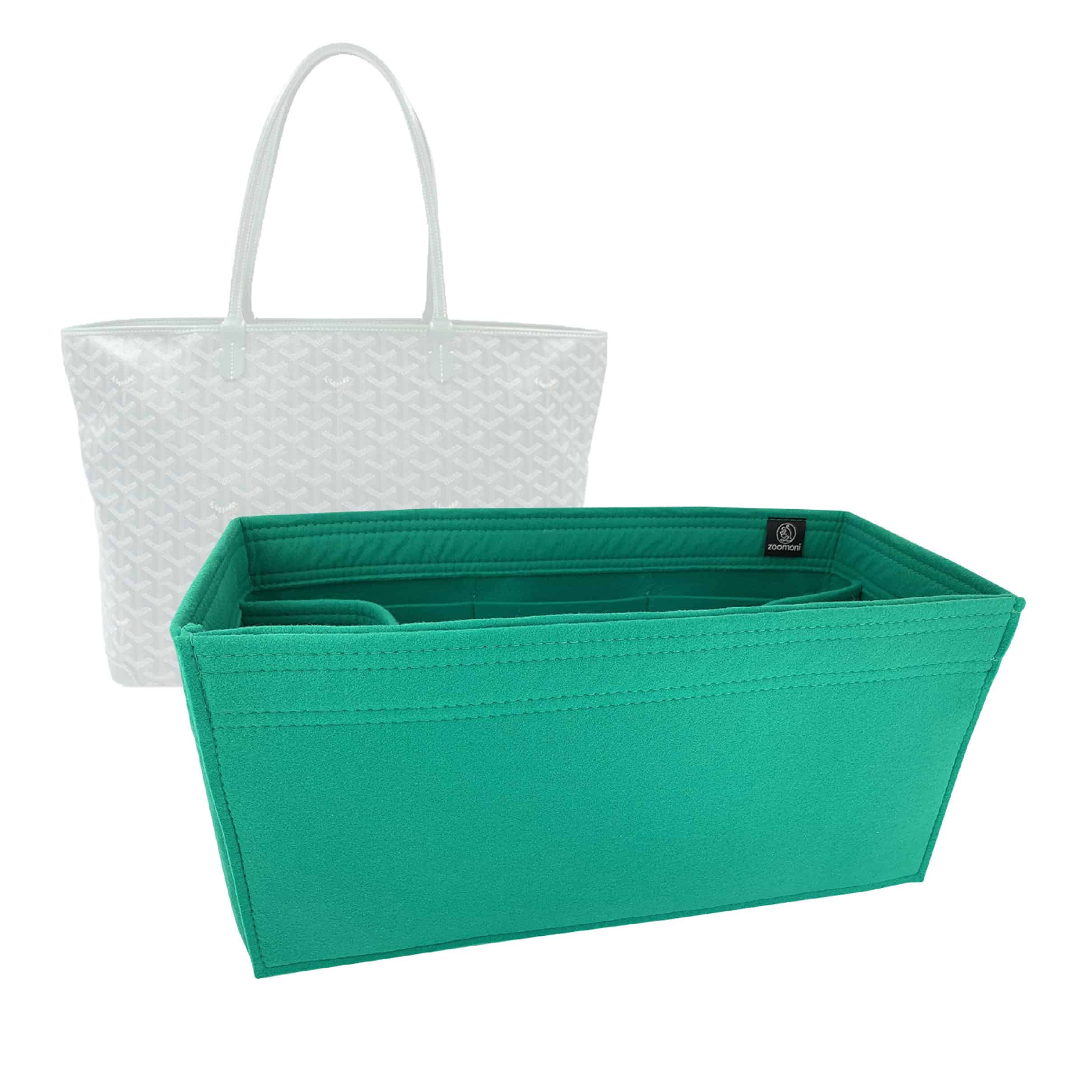  Zoomoni Premium Bag Organizer for Goyard Hardy PM Bag Insert  (Handmade/20 Color Options) [Purse Organiser, Liner, Insert, Shaper] :  Handmade Products