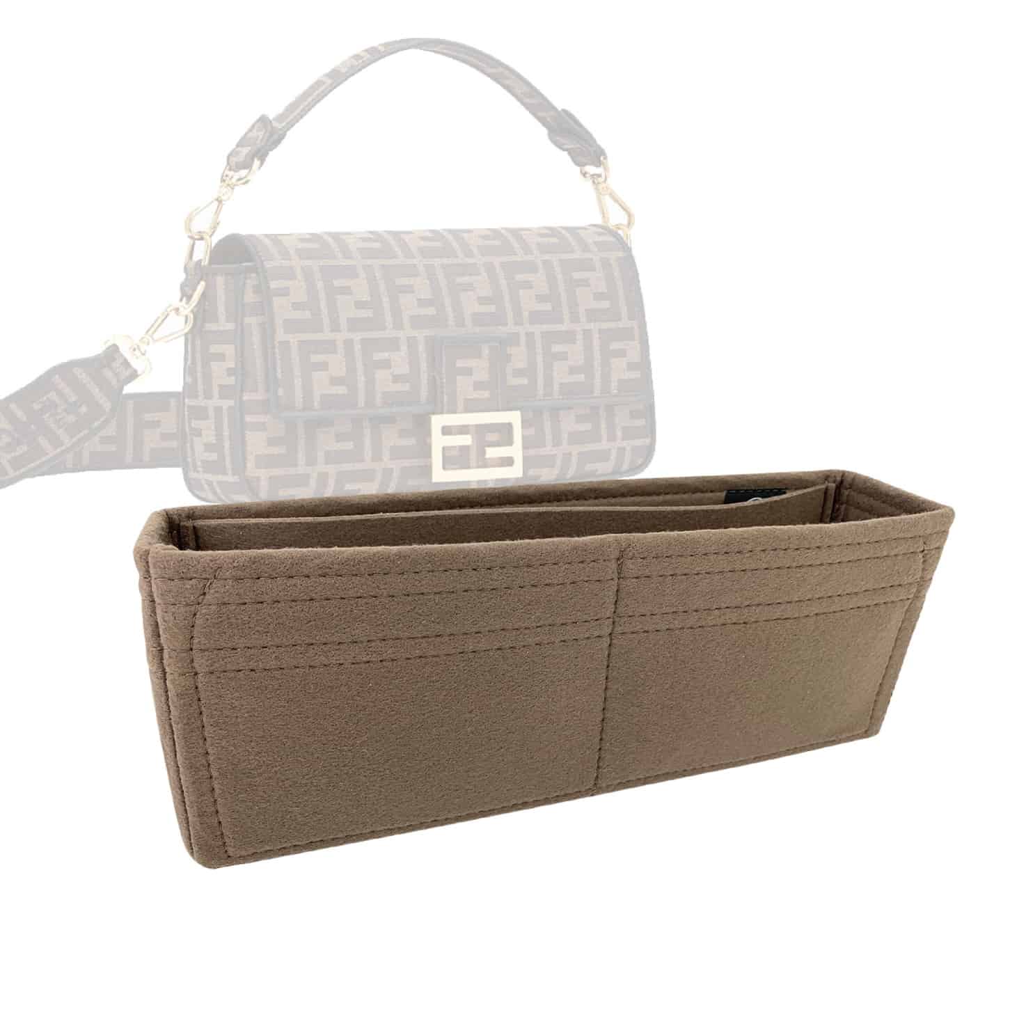  Zoomoni Premium Bag Organizer for Fendi Mon Tresor Mini Bucket  (Handmade/20 Color Options) [Purse Organiser, Liner, Insert, Shaper] :  Handmade Products