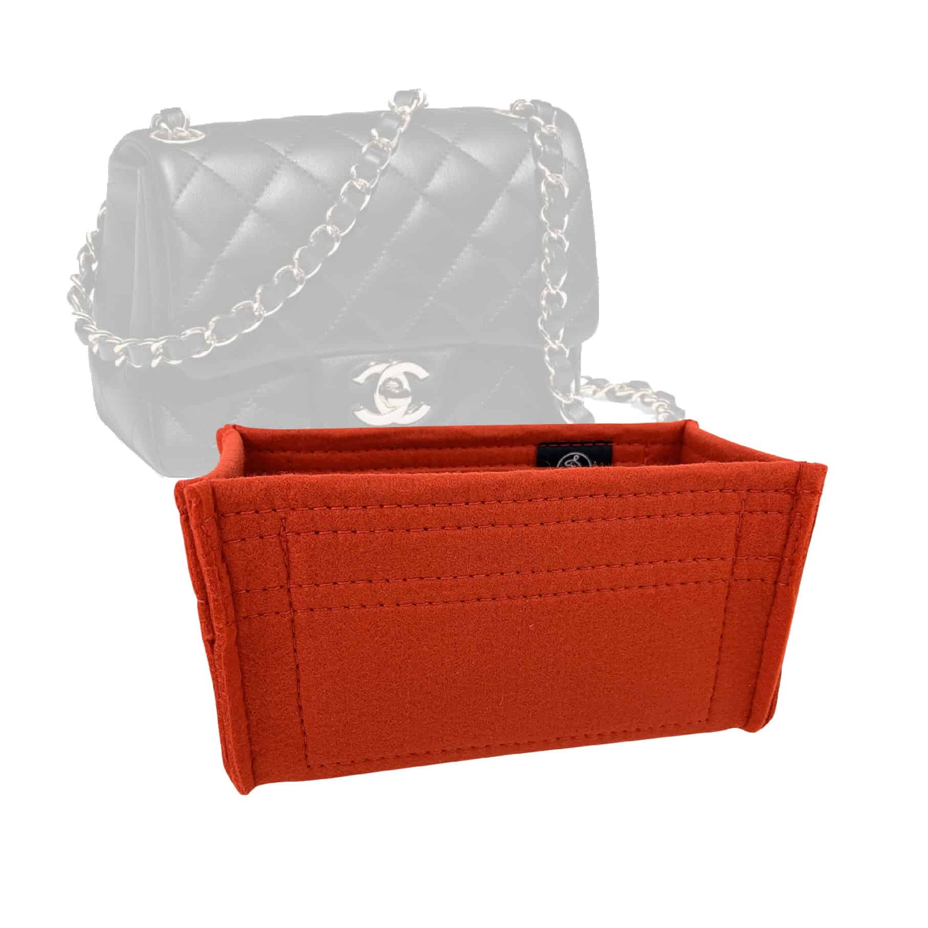 Bag Organizer for Chanel Classic Flap Mini Square (17cm) - Seafoam Green