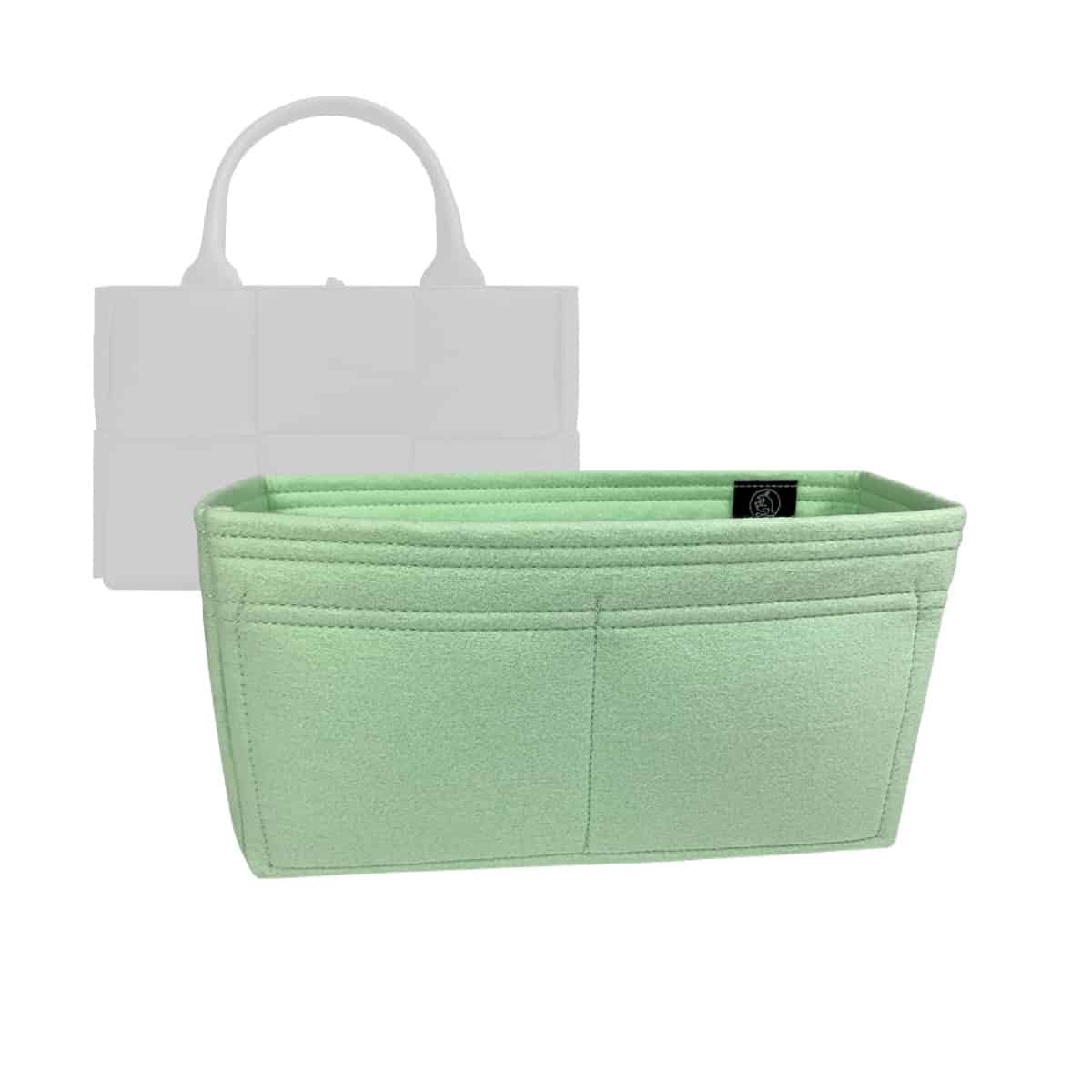 Zoomoni Premium Bag Organizer for Bottega Veneta Small Arco Tote Bag (Bag  Length: 30cm/11.8″) (Handmade/20 Color Options) [Purse Organiser, Liner