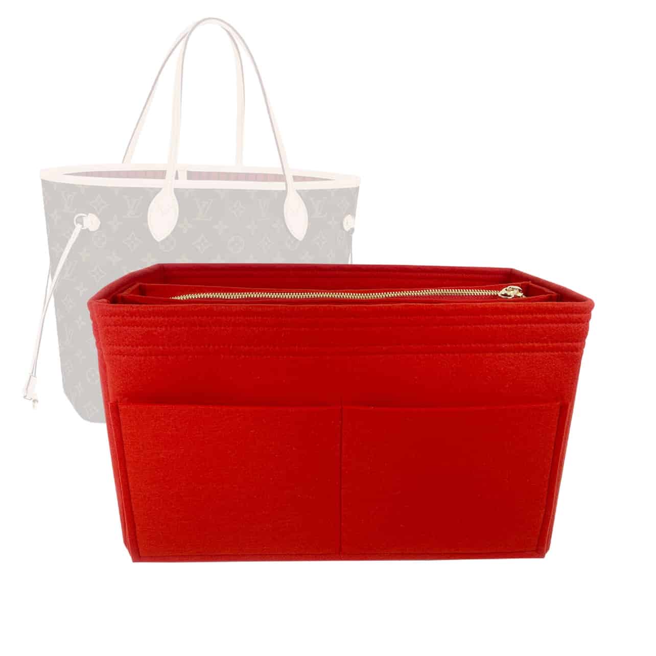 Bag Organizer for Louis Vuitton Neverfull MM (Detachable Central Zipper  Compartment)