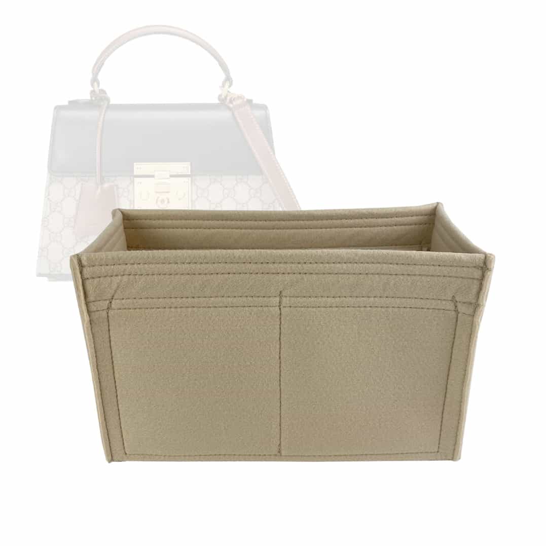 6-2/ GG-453188-U) Bag Organizer for GG Padlock Supreme Top Handle Bag,  W28cm - SAMORGA® Perfect Bag Organizer