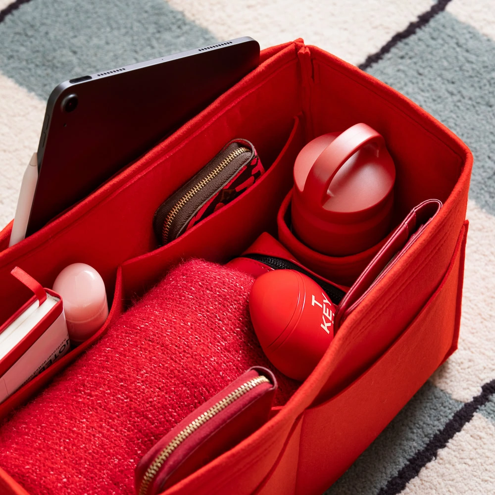 New Home Handcrafted with premium felt and silky satin materials, each piece is made with care to protect, support, and last with the bags you love.